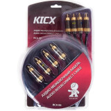 Кабель 4x RCA (M) - 4x RCA (M), 5м, KICX RCA-06 (9100178)