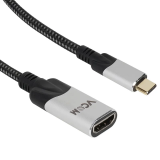 Переходник USB Type-C - HDMI, 0.15м, VCOM CU423MV-4K