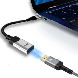 Переходник USB Type-C - DisplayPort, 0.15м, VCOM CU422MV-8K