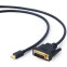 Кабель Mini DisplayPort (M) - DVI (M), 1.8м, ExeGate EX-CC-mDPM-DVIM-1.8 - EX294715RUS