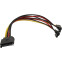 Разветвитель SATA - 2x SATA, 0.15м, ExeGate EX-CC-SATAM2F-0.15A - EX294796RUS