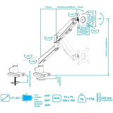 Кронштейн ARM MEDIA LCD-T35 Silver