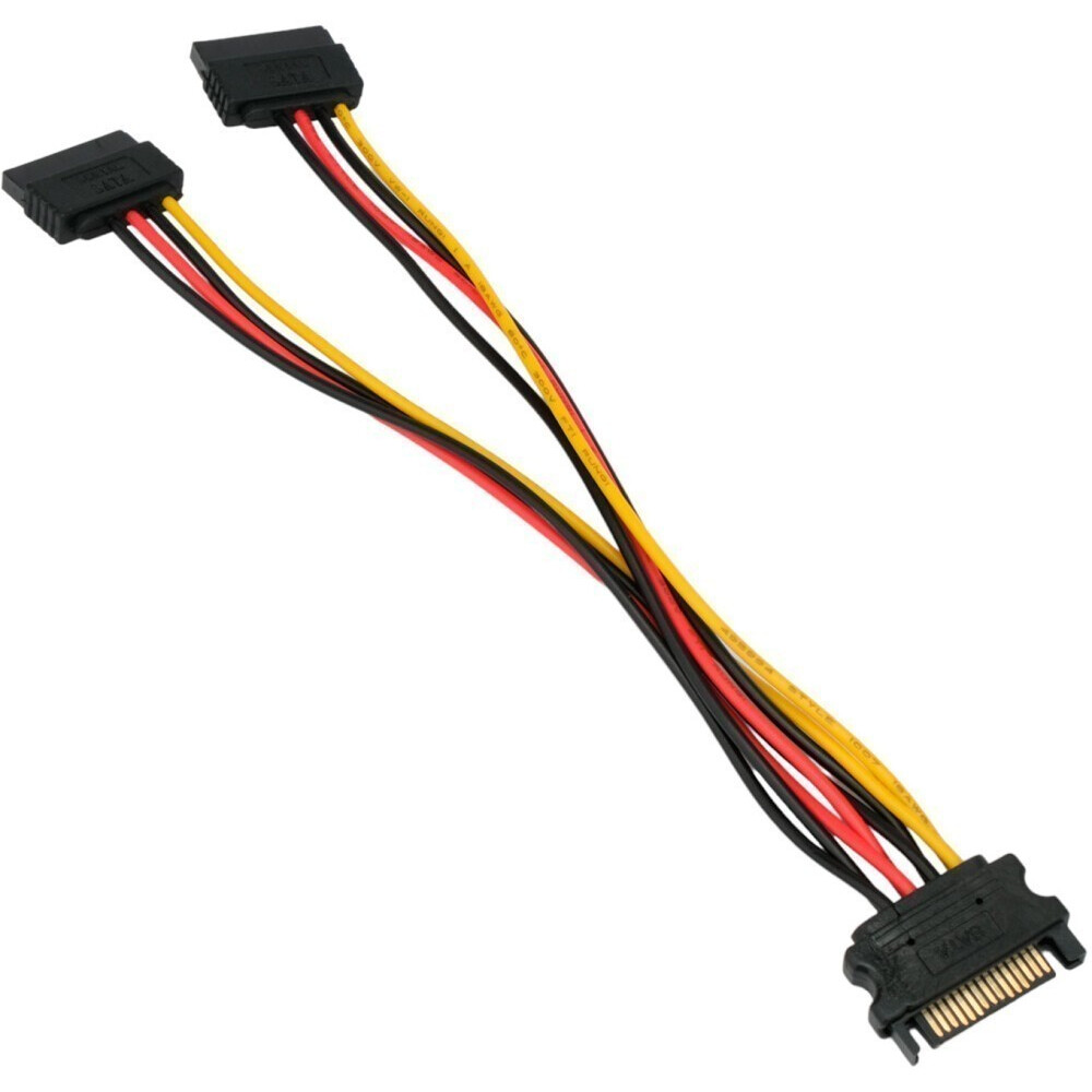 Разветвитель SATA - 2x SATA, 0.2м, Cablexpert CC-SATAM2F-20CM