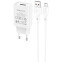 Сетевое зарядное устройство Borofone BA68A Glacier White + MicroUSB Cable - 6974443385717 - фото 2