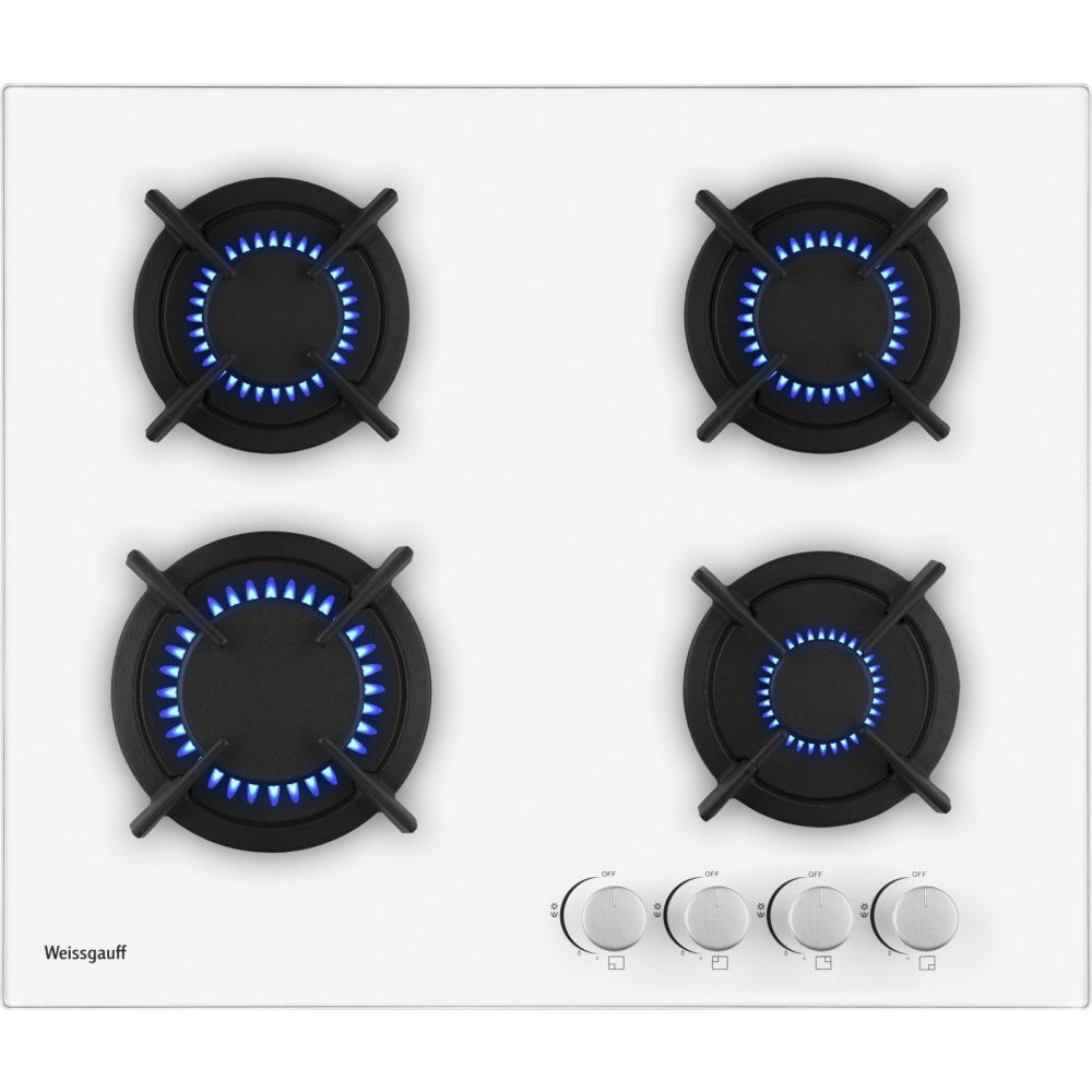 Газовая варочная панель Weissgauff HG 640 WG - 430951