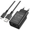 Сетевое зарядное устройство Borofone BA68A Glacier Black + MicroUSB Cable - 6974443385700 - фото 2