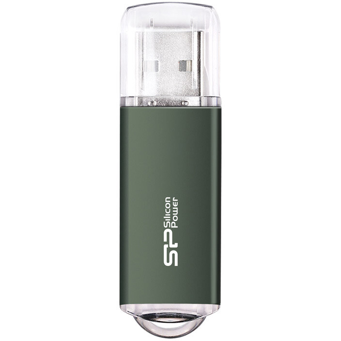 USB Flash накопитель 64Gb Silicon Power Ultima II I-series Green (SP064GBUF2M01V1N)