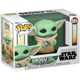 Фигурка Funko POP! Bobble Star Wars Book of Boba Fett Grogu with Armor (68650)