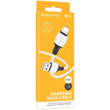 Кабель USB - Lightning, 1м, Borofone BX84 White (6974443386776)