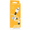 Кабель USB - Lightning, 1м, Borofone BX84 White - 6974443386776