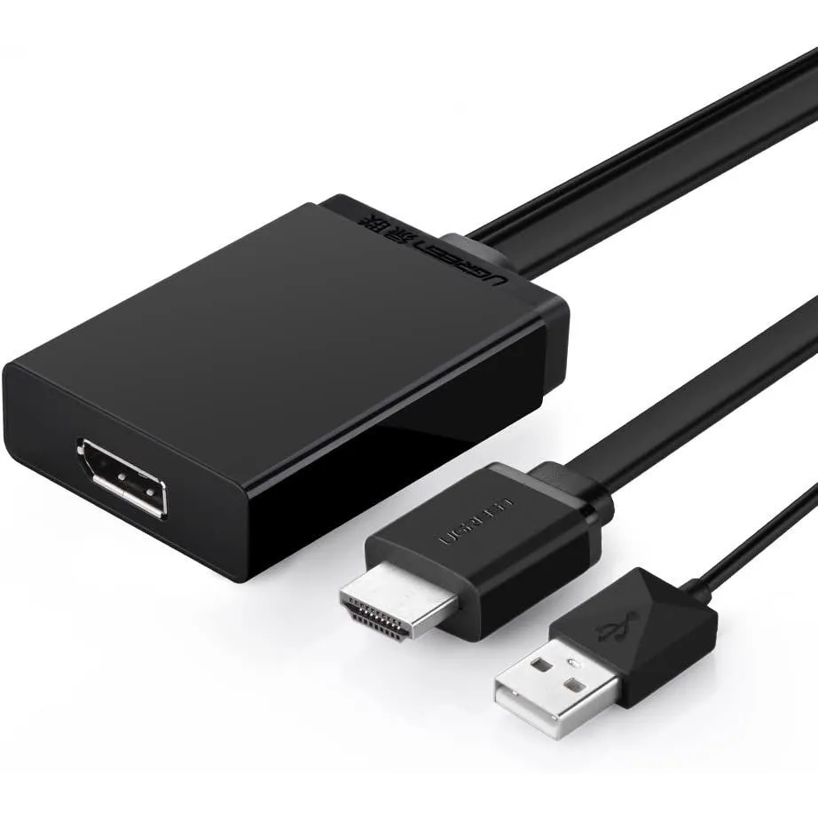 Переходник DisplayPort (F) - HDMI (M) + USB, UGREEN MM107 - 40238