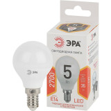 Светодиодная лампочка ЭРА STD LED P45-5W-827-E14 (5 Вт, E14) (Б0028485)