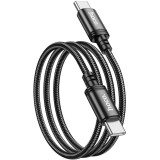 Кабель USB Type-C - USB Type-C, 1м, HOCO X89 Wind Black (6931474784384)