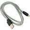 Кабель USB - Lightning, 1м, Cablexpert CC-USB2-AMAP-FL-1M