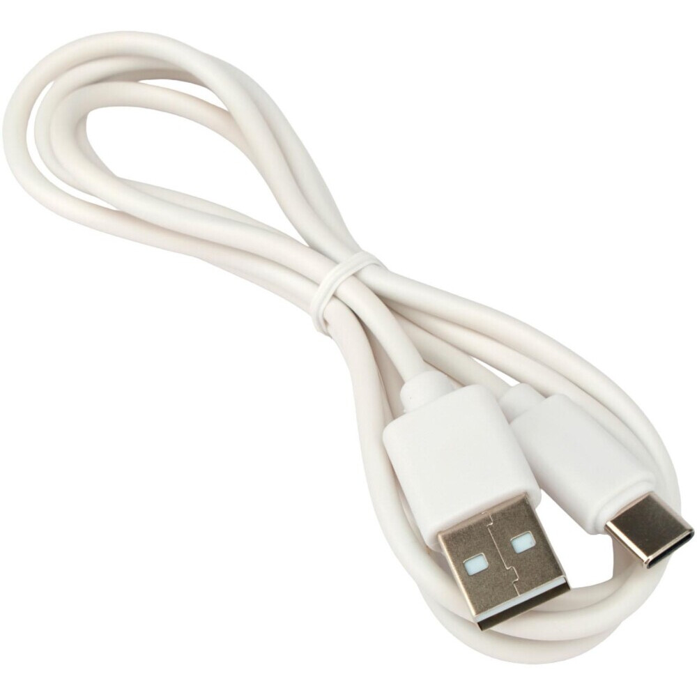 Кабель USB - USB Type-C, 1м, Гарнизон GCC-USB2-AMCM-1M-W