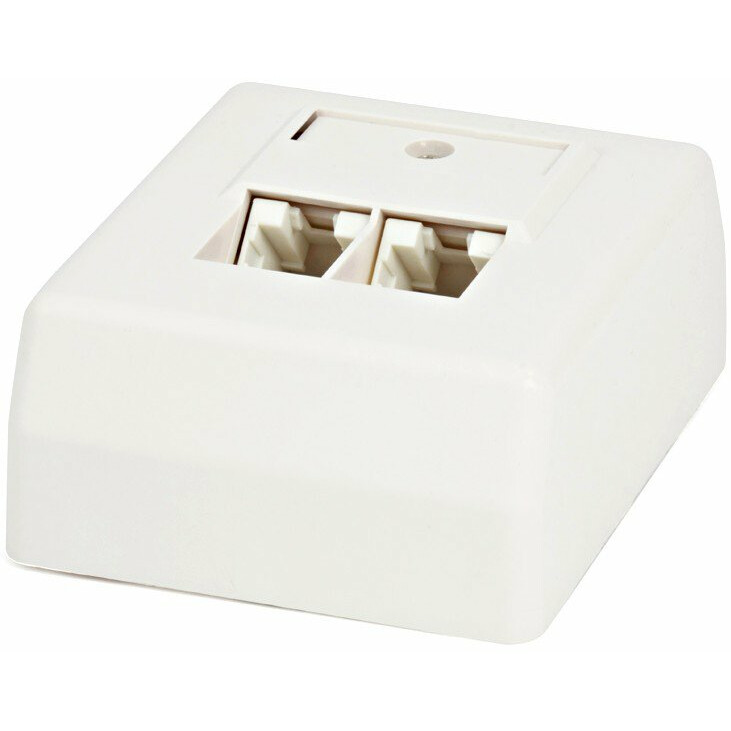 Розетка RJ-45 Hyperline SB-GTS2-8P8C-C5E-WH