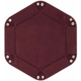 Лоток для кубиков MTGtrade кофейный шестиугольный большой 23х23см (DND_TRAY_HEX23/DT0014)