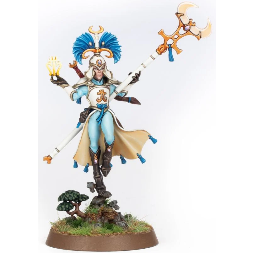 Миниатюра Games Workshop AoS: Lumineth Scinari Enlightener - 87-16