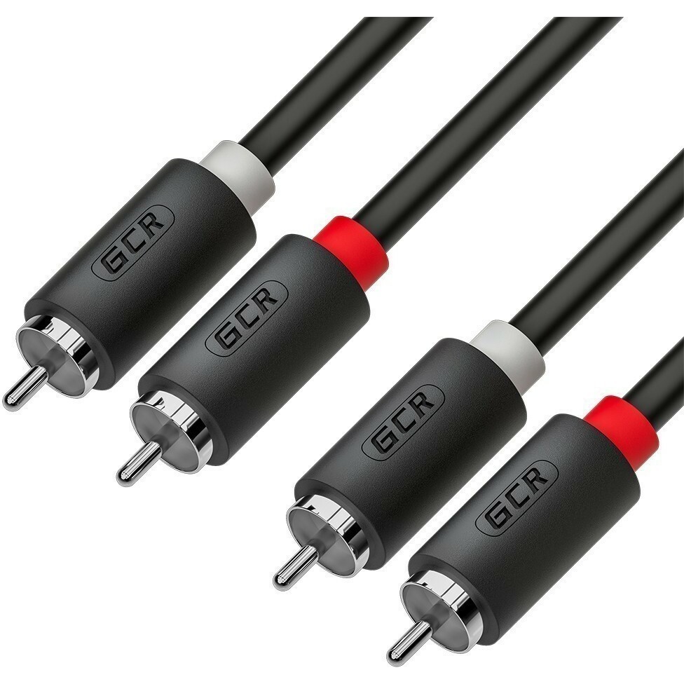 Кабель 2x RCA (M) - 2x RCA (M), 3м, Greenconnect GCR-54130