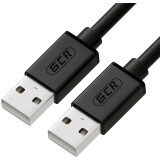 Кабель USB A (M) - USB A (M), 0.15м, Greenconnect GCR-UM2M-BB2S-0.15m