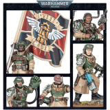 Миниатюра Games Workshop WH40K: Astra Mlitarum Cadian Command Squad (2023) (47-09)