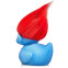 Фигурка-утка Numskull TUBBZ Trolls Glitter Blue Troll (Blue with Red Hair) - NS4203 - фото 3