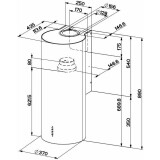 Вытяжка FABER CYLINDRA PLUS BK MATT A37 (335.0606.998)