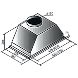 Вытяжка Kuppersberg INLINEA 72 Black