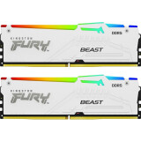 Оперативная память 64Gb DDR5 6000MHz Kingston Fury Beast White RGB (KF560C40BWAK2-64) (2x32Gb KIT)