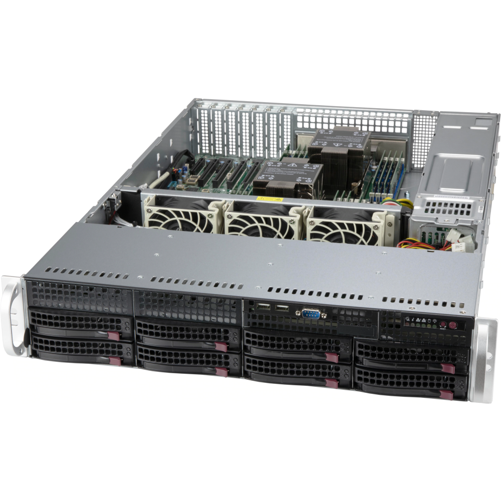 Серверный корпус SuperMicro CSE-825BTQC-R1K23LPB: купить в интернет  магазине Регард Москва: цена, характеристики, описание, отзывы