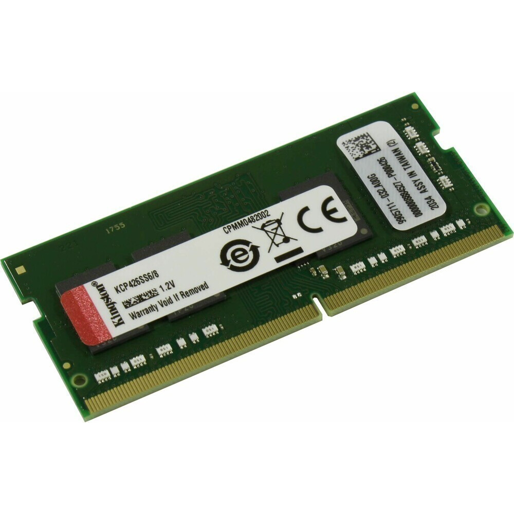 Оперативная память 8Gb DDR4 2666MHz Kingston SO-DIMM (KCP426SS6/8)