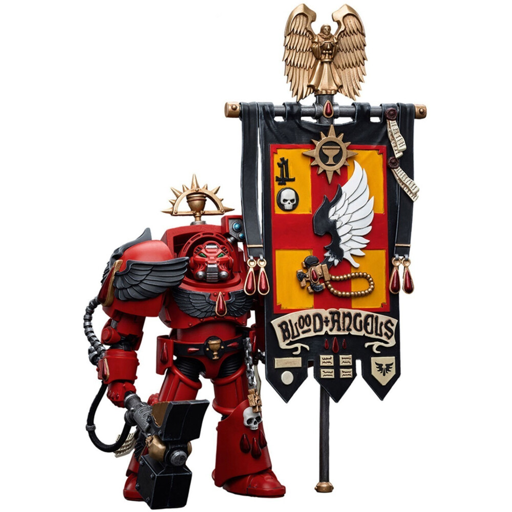 Фигурка JOYTOY Warhammer 40K Blood Angels Ancient Brother Leonid - JT5543