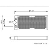 Радиатор для СЖО Barrow Dabel-28a 240 White (BA2936)