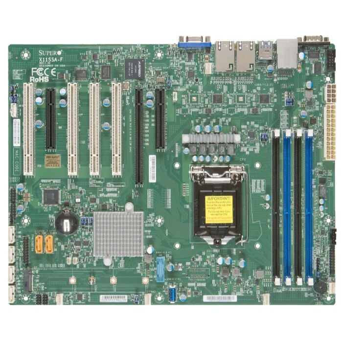 Серверная материнская плата SuperMicro X11SSA-F-B - MBD-X11SSA-F-B