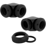 Угловой фитинг для СЖО Corsair Hydro X Series XF Hardline 2-pack 90° Angled 12mm OD compression Black (CX-9052022-WW)