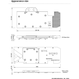 Водоблок для видеокарты Barrow BS-MSV3090-PA2 MSI Ventus Backplate (BA2909)