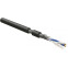 Кабель Hyperline RS-SF-1x2x24/7-PVC-BK-500