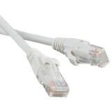 Патч-корд Hyperline PC-LPM-UTP-RJ45-RJ45-C6-0.3M-LSZH-WH, 0.3м