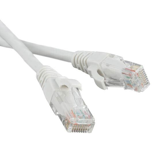 Патч-корд Hyperline PC-LPM-UTP-RJ45-RJ45-C6-0.3M-LSZH-WH, 0.3м