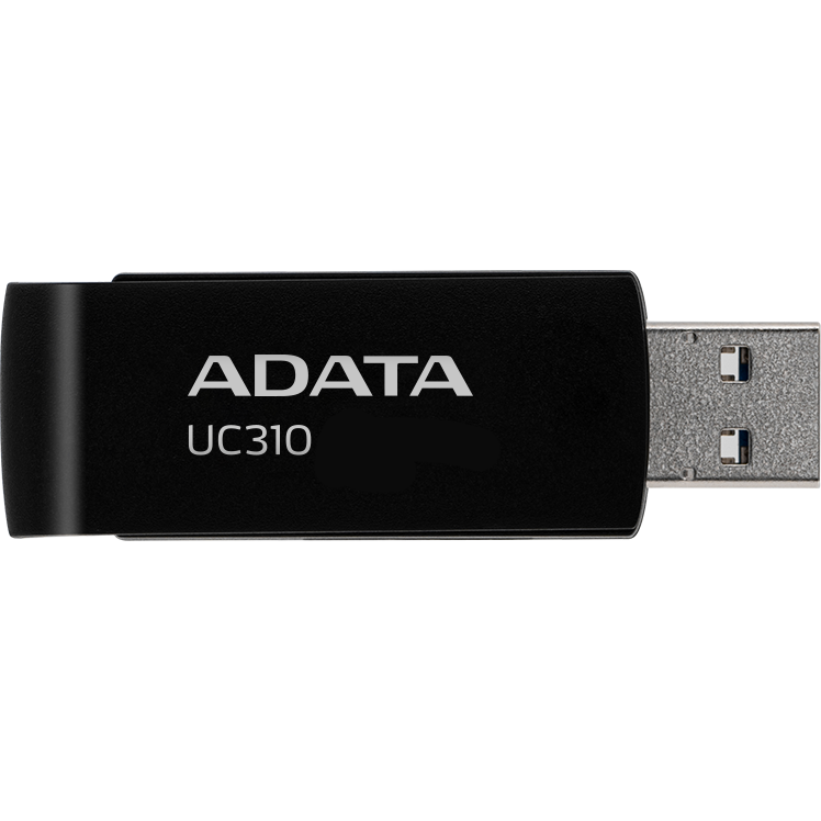 USB Flash накопитель 64Gb ADATA UC310 Black - UC310-64G-RBK