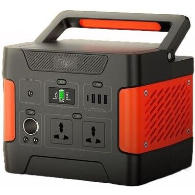 Портативная зарядная станция Itel Solar Generator 600 Black/Orange - ISG-65