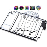 Водоблок для видеокарты Bykski N-AS4090STRIX-X-V2 5V A-RGB+Backplate (C1-1799)