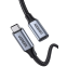 Кабель удлинительный USB Type-C - USB Type-C (F), 1м, UGREEN US372 Dark Grey - 30205