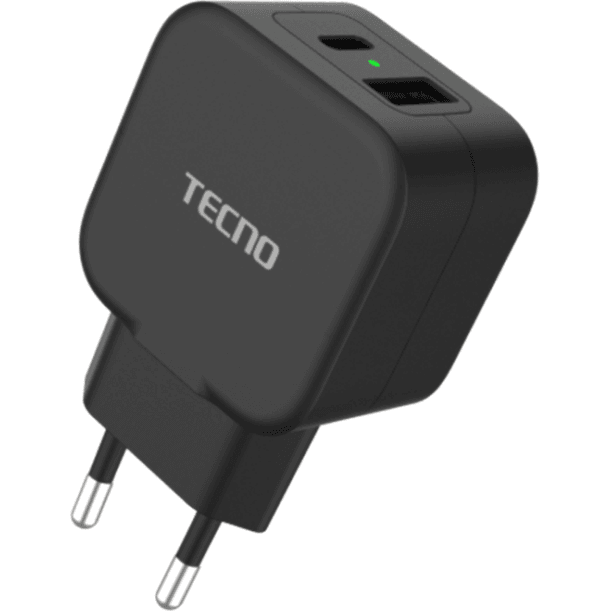 Сетевое зарядное устройство Tecno TCW-E20D Black