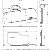 Водоблок для видеокарты Bykski N-GY3090HOF-TC 5V RBW+Backplate (C1-1036)