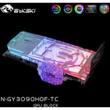 Водоблок для видеокарты Bykski N-GY3090HOF-TC 5V RBW+Backplate (C1-1036)