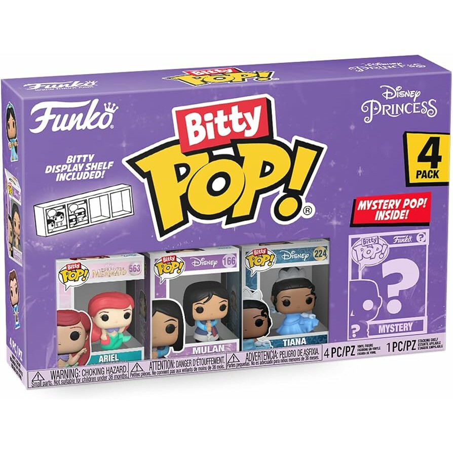 Фигурка Funko Bitty POP! Disney Princess 4-Pack Series 1 - 73027