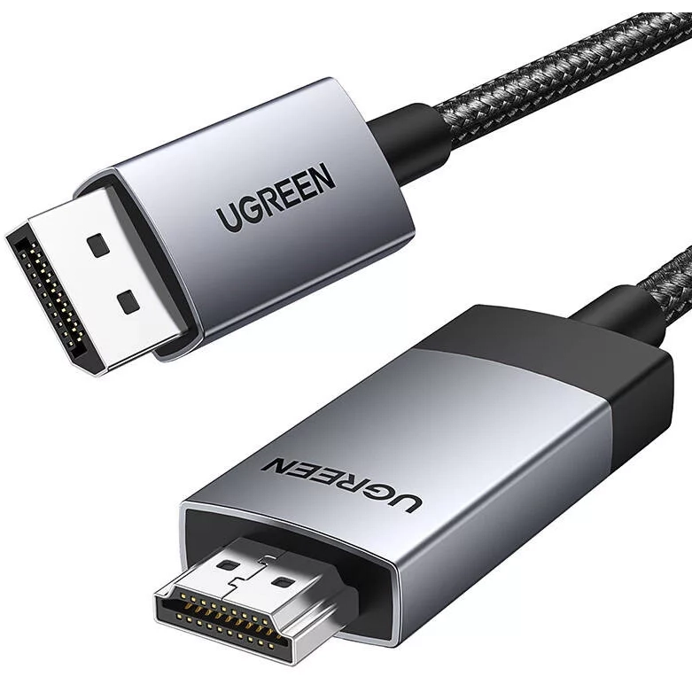 Кабель DisplayPort (M) - HDMI (M), 2м, UGREEN DP119 - 15774