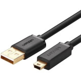 Кабель USB - miniUSB, 0.5м, UGREEN US132 Black (10354)