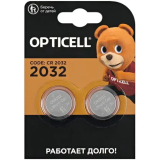 Батарейка Opticell (CR2032, 2 шт.)